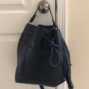 Zara Drawstring Bucket Bag